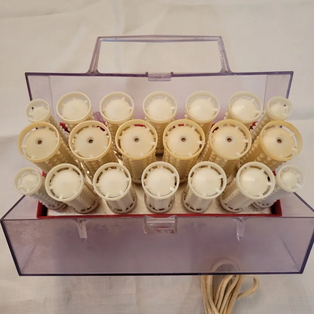 Clairol Style Setter NO CLIPS Hot Hair Rollers Electric Curler C 20S Z Pageant